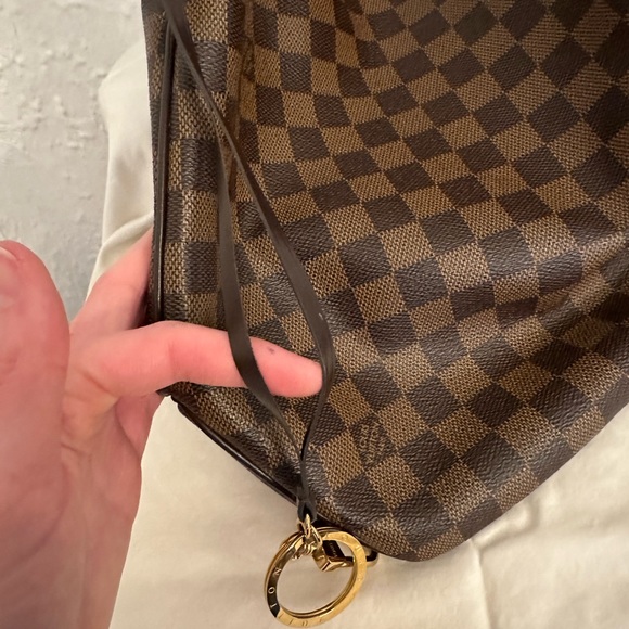 Louis Vuitton Delightful MM Damier Ebene - alternative to Neverfull - Picture 8 of 13
